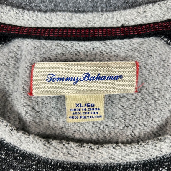 Tommy Bahama Lounge Sweatshirt Mens XL Gray Long Sleeve Crewneck Comofrt Core - Picture 4 of 10